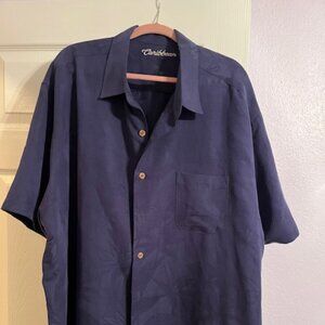 Caribbean  -  Short Sleeve Woven Camp Shirt - Big and Tall - New (no tags)
